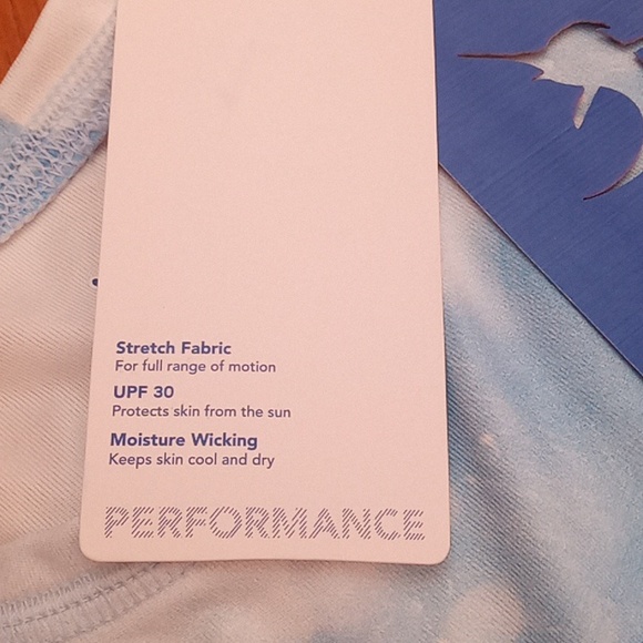 NFS. Guy Harvey boys shirt, rash guard in blue. sz M, XL, XXL - Picture 5 of 8